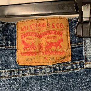 Men’s Levi’s 511 jeans.  34x34.